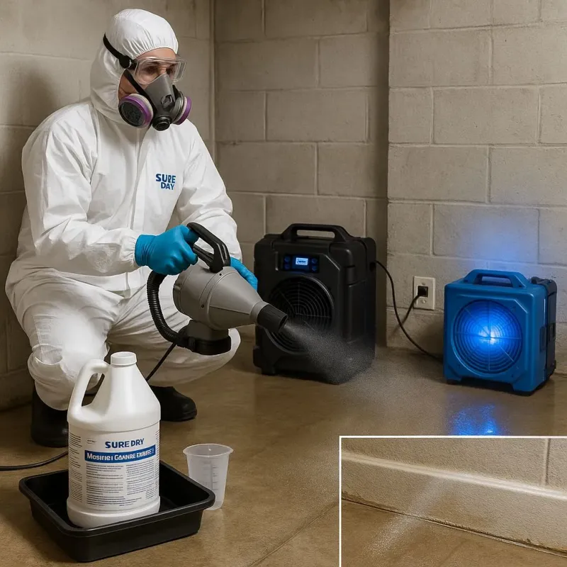 Sanitization and Odor Removal process in Stonewall, MS